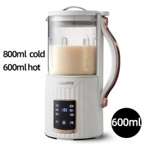 220V 두유 메이커 스마트 블렌더 전기 주서 다기능 아침 식사 보충 기계 콩 우유 필터 없음 350ml, 12 F 800ml white_02 UK