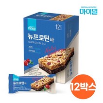 대상웰라이프 마이밀 뉴프로틴바 21g x 12개 x12박스, 상세설명 참조, 없음