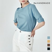 [더핸드메이드] 프릴넥 니트