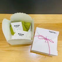 여성 패션 중목 무지 예쁜 발목 밴드 선물용 양말 세트