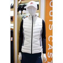 루이까스텔 골프의류 2022 F/W 가을 겨울 상품 여성 편한 멜란지 저지 덕다운 패딩 조끼 [이너 별도 판매]