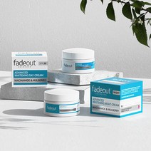 페이드아웃 어드밴스드 화이트닝 데이크림&나이트크림 1+1 (샘플파우치 6개증정) 승무원크림 미백기능성, 나이트크림+나이트크림(파우치6개증정)