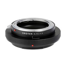 SHOTEN 마운트 어댑터 NFG-FG (니콘 F 마운트 (G 타입 대응) 렌즈 → 후지 필름 G 마운트 변환) 조리개 링 부착