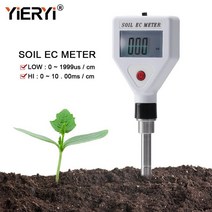 염도 측정기 염분 가정용 국 찌게 디지털 토양 미터 01999 010 00 농업 토양 염도 시험기 검출기가 있 토양 전도도, ec-98361