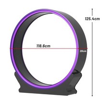 캣휠 스마트 애완 동물 고양이 헬스장 트레드밀 훈련 보조 다채로운 조명 작은 상호 작용 용품, 4D