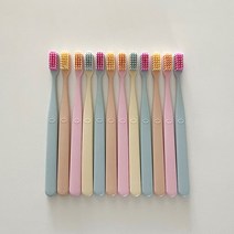 친환경 생분해 칫솔 옥수수로 만든 치과칫솔 12p 옥수수칫솔, 제로웨이스트포장(캡/통제거 칫솔만포장)