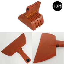 [리뷰이벤트] 고무 손잡이 작업용 고무헤라 20cm 10개입 페인트작업 본드작업 실리콘 작업 등