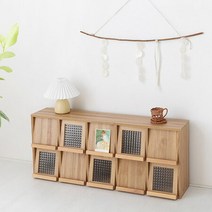 마켓비 필몬 미니수납장 10문 / 플랩도어수납장, 캄포어베니어