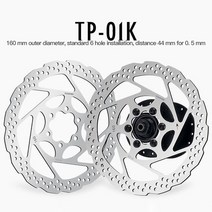 킥보드 electric bicycle brakeTOOPRE-스테인레스 스틸 로터 디스크 브레이크 160mm/203mm 자전거 중심선 M, 해외, 03 01K 160mm