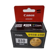 캐논 Pixma MP258 정품잉크 검정 9ml (PG-810), 1개