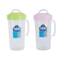 덕신화학 덕신 손잡이 빨대컵(400ml)환자용물컵 병원 물컵 물병 주스컵, 5개, 랜덤발송