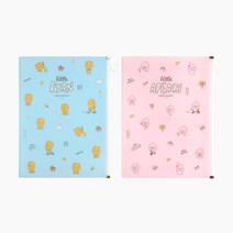 리틀프렌즈 3포켓 지퍼파일 1개 서류가방 파일 파일케이스, 리틀라이언