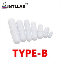 자석교반기 INTLLAB 혼합 사이즈 교반 막대 PTFE 마그네틱 교반기 믹서, 1.TYPEB