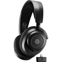 SteelSeries 스틸 시리즈 아크티스 노바 7 게이밍 헤드셋 동시 무선 Bluetoo, 블랙 아크티스 노바 7