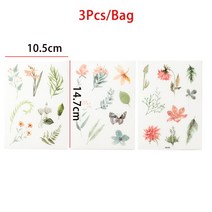 견고한 꽃스티커 에폭시 수지 필링 식물 DIY 실리콘 몰드 필러 네일 아트 공예 장식, 24 Style 05