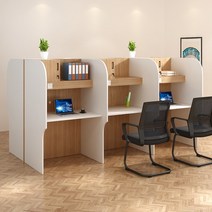 독서실책상 스터디카페 자습실 공부방 랩실 데스커, 오픈형 사이즈 1.0 X0.6X1.6미터 M