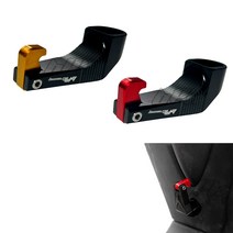 BIKI 야마하 NMAX 다용도 고리 오토바이 봉지걸이 헬멧 걸이 BPk 후크 튜닝, 레드