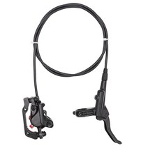 Beazr 유압 디스크 브레이크 세트 알루미늄 합금 산악 자전거용 캘리퍼 PM/is 어댑터가 있는 160mm 로터에 적합 오토바이악세사리 1263634, Right Rear 1400mm only