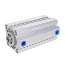 Othmro SDA50 x 60 밀봉 얇은 에어 실린더 공압 에어 실린더 50mm/1.97인치 보어 60mm/2.36인치 스트로크 알루미늄 합금 공압 부품 공압 및 유압 시스템용, SDA50x100
