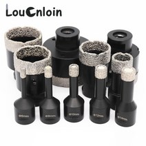 m14 thread dry vacuum brazed diamond drilling core bit 도자기 타일 드릴 비트 앵글 그라인더용 대리석 돌 벽돌 구멍 톱, 60mm