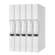 윈프라이스 비닐봉투 보관함 정리 케이스 5p, 화이트