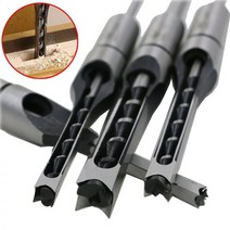 6/8/12.5mm HSS 사각 구멍 드릴 비트 오거 강철 장붓구멍 드릴링 목공 도구, 1-2 Inch(12.5mm)
