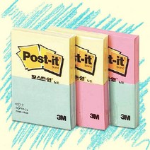 작은 포스트잇 모니터 포스트잇 접착 메모지 포스티지, 기본, 옐로우 핑크