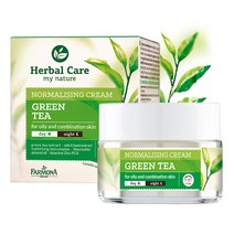 [공식수입] 파모나 허벌 케어 페이셜크림 3종 (와일드로즈 그린티 캐모마일), 01_Green Tea 노말라이징 크림 50ml, 1개