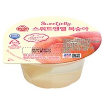 오뚜기 스위트앤젤 복숭아 탕비실 어린이집간식 단체급식 핑거푸드 홈파티 홈카페 90G, 2개