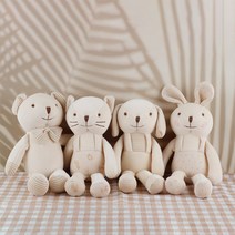 john n tree 오가닉 애착인형 토끼 고양이 강아지 곰돌이 친구