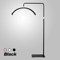 달 조명 램프 무드등슈퍼 밝은 바닥 서 반달 모양의 LED 램프 속눈썹 연장 메이크업 미용실 침대 옆 조명, 02 Black-Free LOGO_02 EU