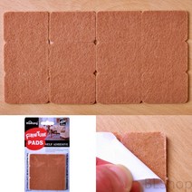 사각 긁힘방지 바닥보호 부직포 패드 12P 층간완충재 소음방지패드