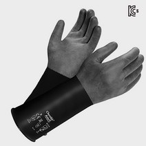 알파텍 안셀 코리아 KCS 내화학 실험 산업용 안전 장갑 MICROFLEX 38-514, 1개
