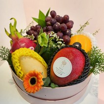 7만원~10만원(원형상자M) 과일선물세트 과일바구니 예단 이바지 상견례 명절선물, 과일케이크M, 옥노리개