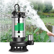 oem 농업용 수중 모터 펌프 양수기 오수배수 관수 수영장, 750W 2인치 + 5M호스개