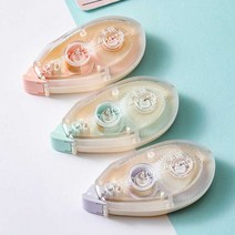 양면 풀 테이프 재접착 재점착 종이 다꾸 접착제, 옵션명, 그린