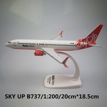 비행기 모형 다이캐스트 ABS 플라스틱 조립 모델 독일 루프트 탄사 에어버스 A350 우크라이나 B737 Wizz A321 베를린 A330 항공기, [02] SKY UP B737