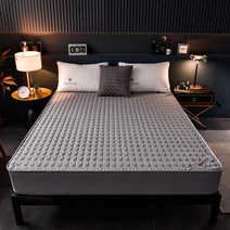 짙은 녹색 두꺼운 닦았 퀼트 트윈 퀸 맞춤형 크기 보호대 포함되지 않음 베갯잇