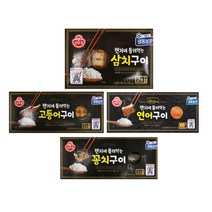 오뚜기 간편한 생선구이 4종 고등어 삼치 꽁치 연어 전자렌지 에어프라이어용, 02.오뚜기 꽁치구이 80g