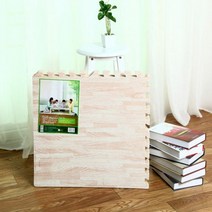 거품 놀이 퍼즐 매트 나뭇결 부드러운 미끄럼 방지 DIY 장난감 바닥 카펫 소음 감소 서브, White_CHINA
