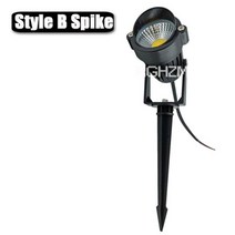 LR LED 정원 잔디 통로 지상 가로등 IP65 방수 원예 장식 안뜰 조명 12V 220V Led 야외, Style B Spike-5W 110V220V-Red