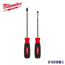 밀워키 48-22-2002 스크류 드라이버 세트 십자 6mm 일자 8mm, 1개