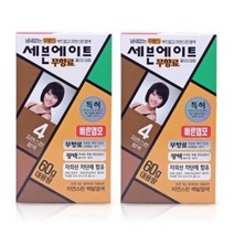 세븐에이트 칼라크림 염모제 60g, 4호 자연스러운밤색, 6개