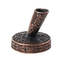 딥펜 캘리그라피 만년필 깃털펜 잉크 손글씨 깃털 퀼 딥 펜에 대한 빈티지 금속 라운드, 고대 붉은 구리