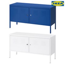 [이케아]PS 철제케비넷 수납장(119＊63cm) 2colors, 화이트 902.514.52