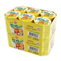 오뚜기 참깨라면 컵라면 65g x 12개입 작은컵, 12개