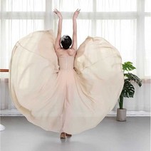 한국 현대 무용의상 그라데이션 원단 공연 무대 무용복