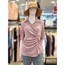 조이너스 세이브존01 앞셔링 쉬폰 블라우스 JACU5WRB310PK