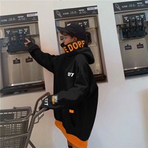 커플 맨투맨 남여 패션 겨울 스키 스노우보드 톨후드티 가을 신작 하이 칼라 하라주쿠 스타일 루즈 플러스 벨벳 게으른 오렌지 cec 긴팔 후드 스웨터 여성 조수