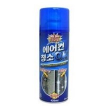 에어컨청소OK [가정용-업소용] 에어컨세정제 에어컨세균제거제 에어컨살균소독제 에어컨크리너 에어컨청소스프레이, 1개, 420ml